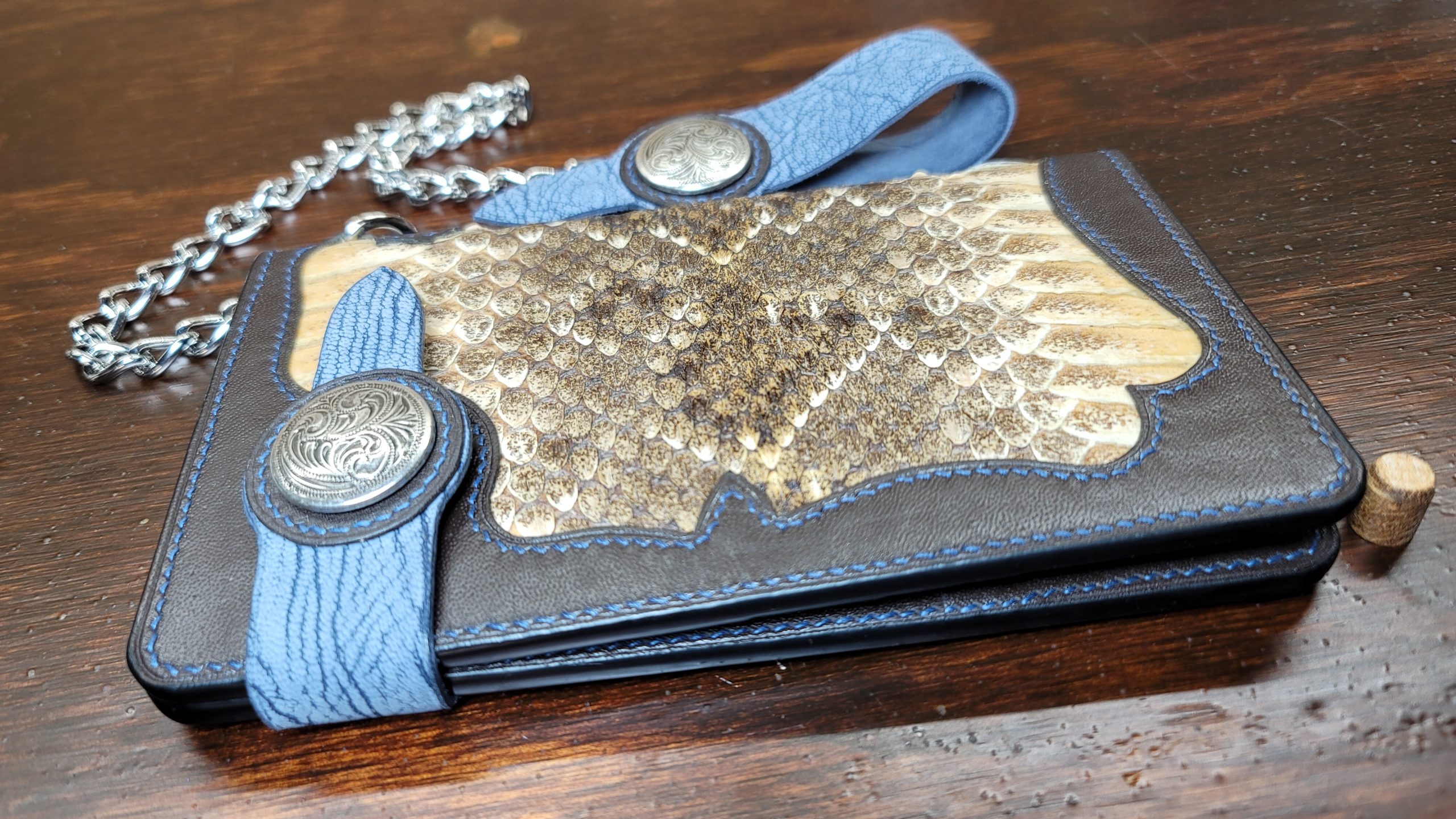 Western Exotic Skin Wallets and Leather Wallets